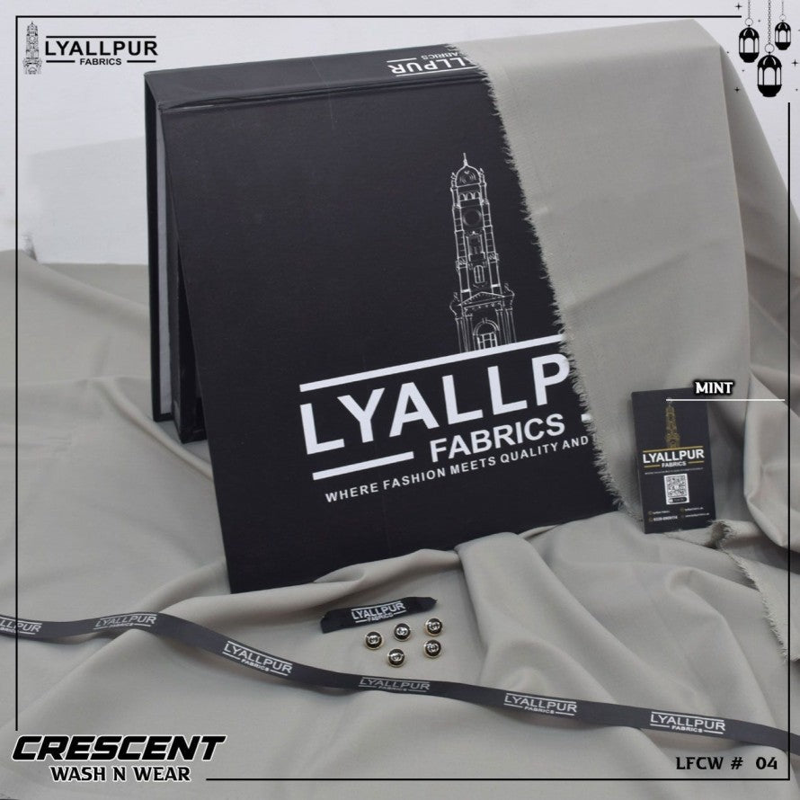 Crescent By Lyallpur Fabrics- Wash N Wear - Unstitched LP-04