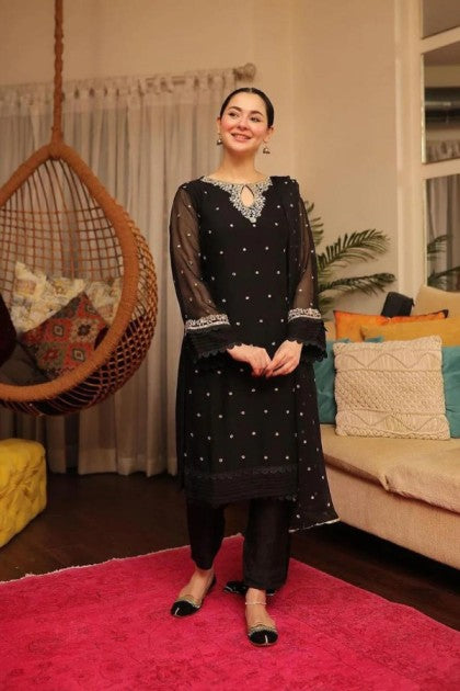 CROSS STITCH– Luxury Embroidered 3-Piece in Lawn unsticed -4