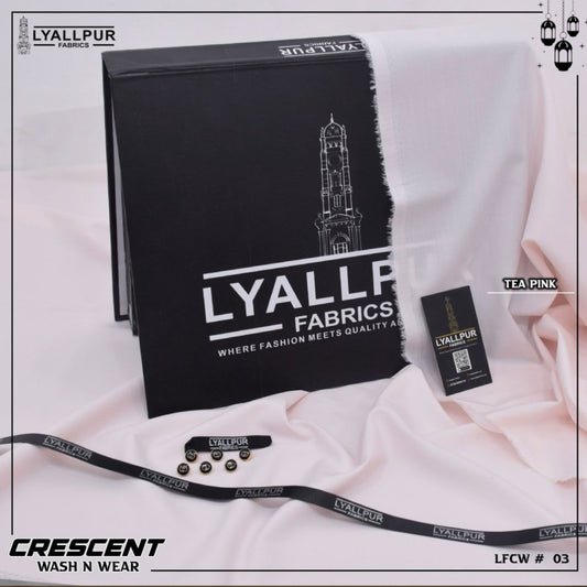 Crescent By Lyallpur Fabrics- Wash N Wear - Unstitched LP-03