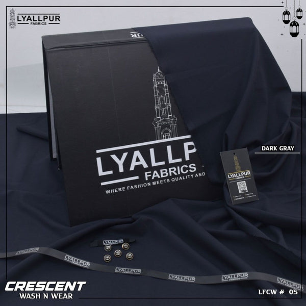 Crescent By Lyallpur Fabrics- Wash N Wear - Unstitched LP-05
